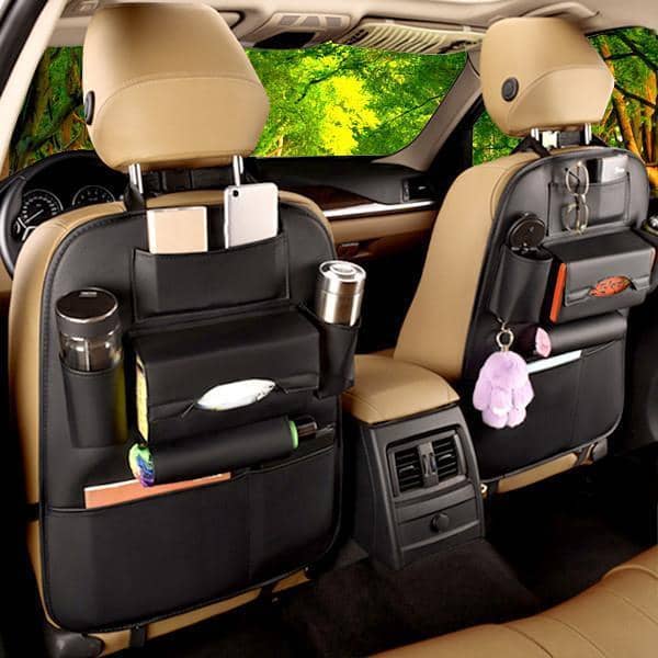 new-shopilik-organizer-black-1-pc-faux-leather-car-back-seat-organizer-