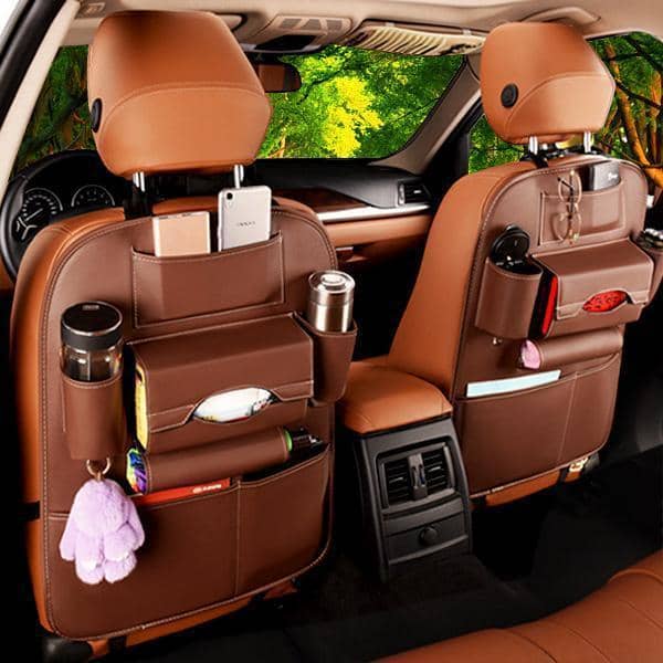 new-shopilik-organizer-brown-1-pc-faux-leather-car-back-seat-organizer-